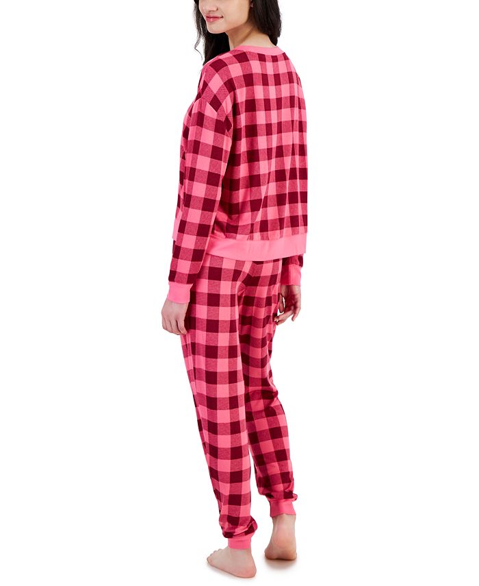 Jenni Women's 2-Pc. Long-Sleeve Packaged Pajamas Set, Created for Macy ...