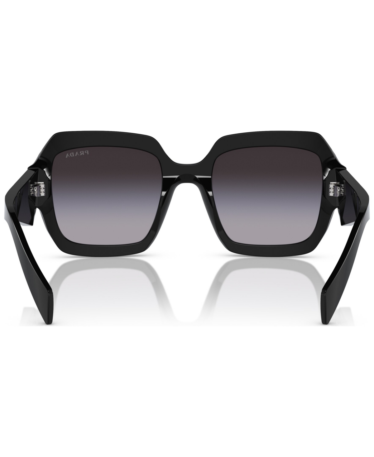 Shop Prada Women's Low Bridge Fit Sunglasses, Pr 28zsf In Black