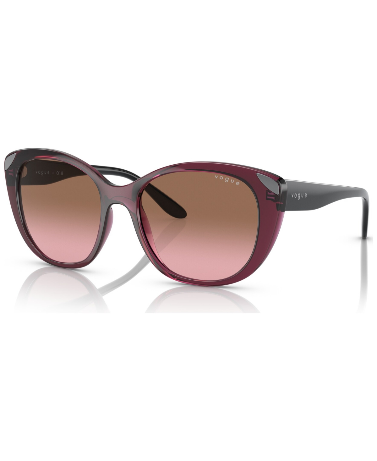 Vogue Eyewear Women's Sunglasses, Vo5457s In Transparent Cherry