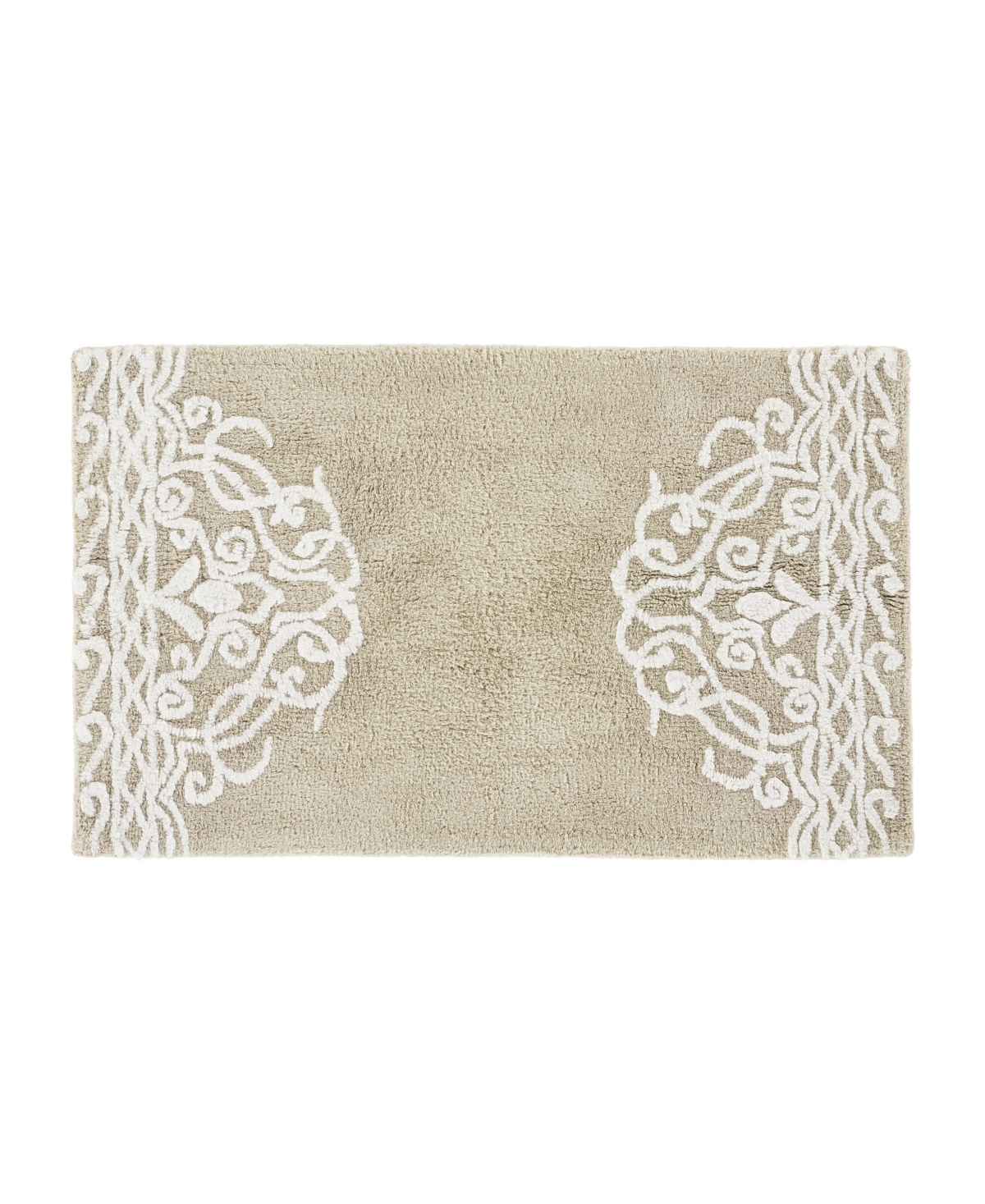 J Queen New York Lauralynn Bath Rug, 21" X 34" In Linen