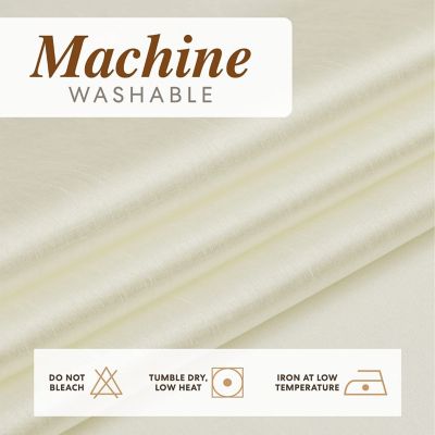 Artisan Lightweight Transparent Faux Silk Sheer Grommet Single Curtain Panel