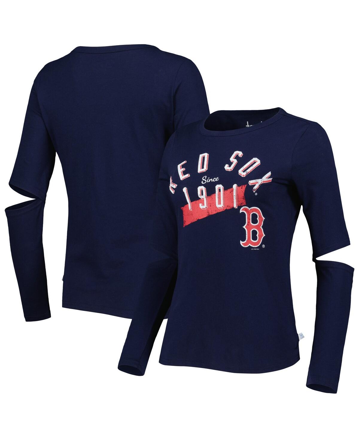 Touché Women's Touch Navy Boston Red Sox Formation Long Sleeve T-shirt