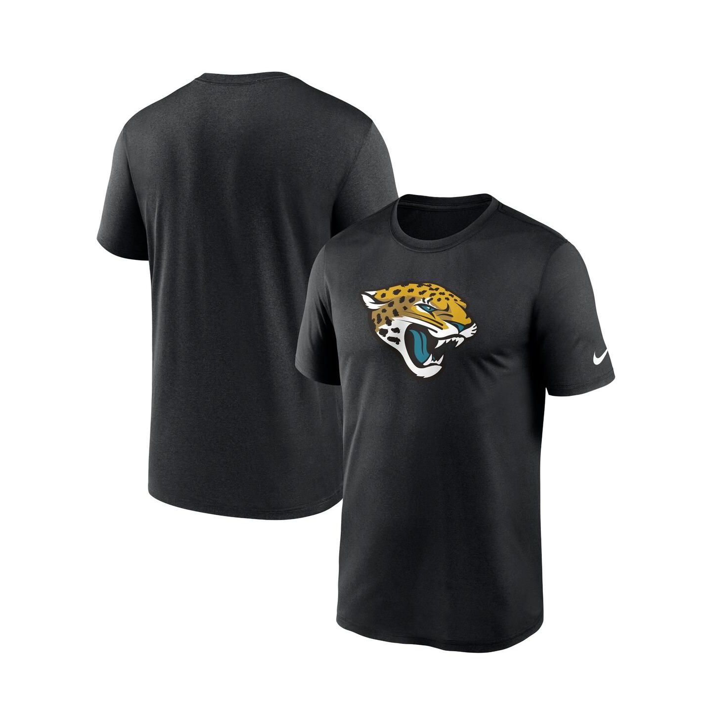 Мужская футболка Nike Black Jacksonville Jaguars Legend Logo Performance — фото 2