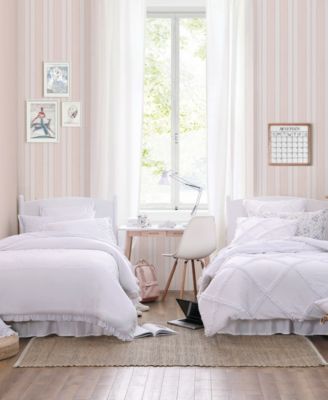 Norah Solid Microfiber 3 Piece Comforter Set, Full/Queen