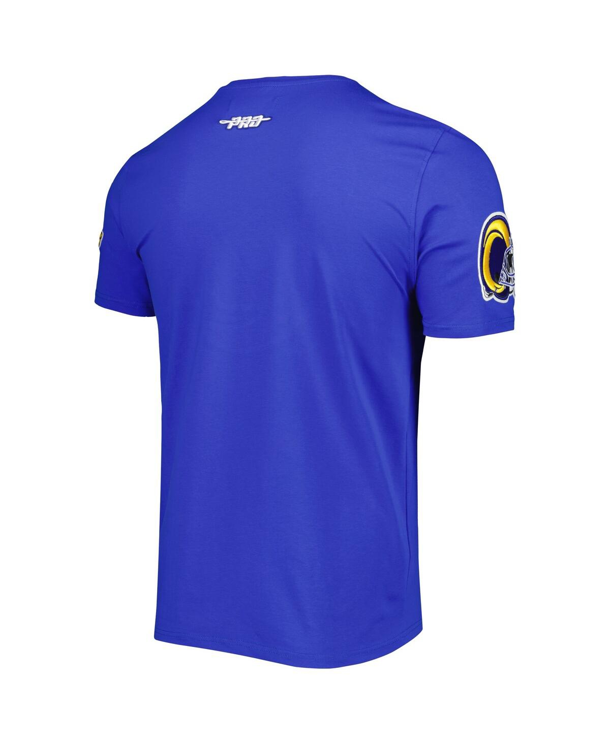 Pro Standard Royal Los Angeles Rams Mash Up T-shirt In Royal