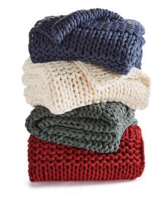 Oake Chunky Knit Throw, 50" x 60", Created for Macy's