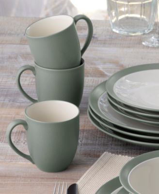 Colorwave Curve 16 Pc. Dinnerware Set, Service for 4