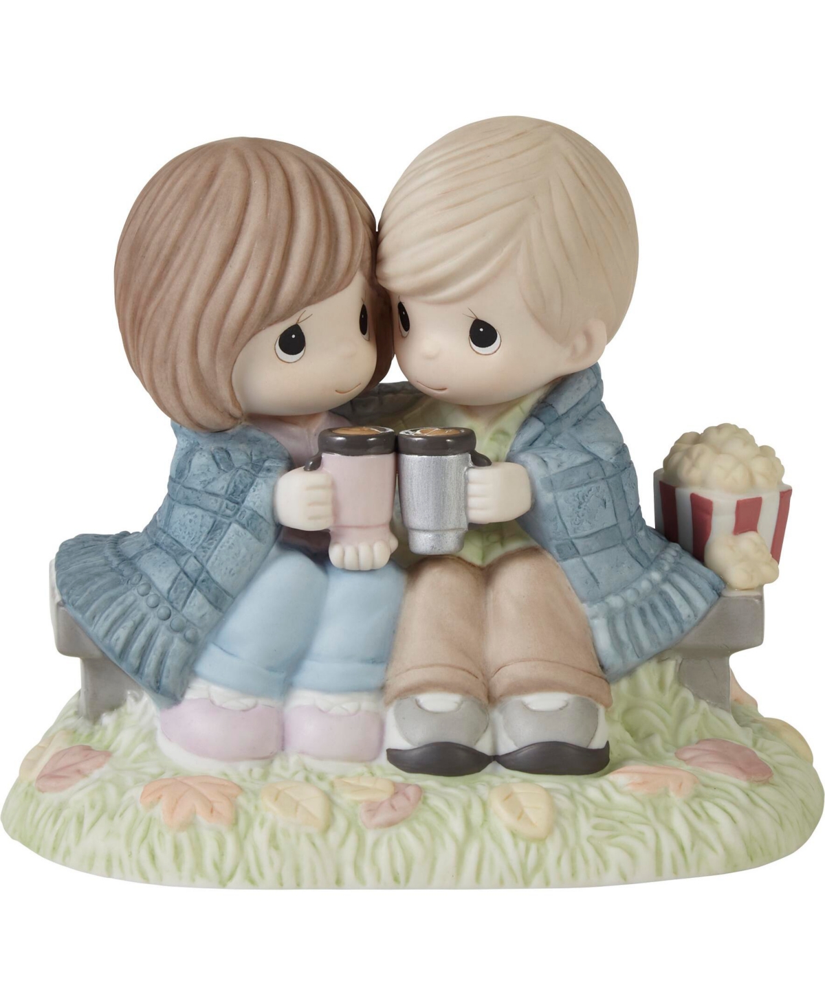 Precious Moments I'm Wrapped In Your Love Bisque Porcelain Figurine In Multicolored