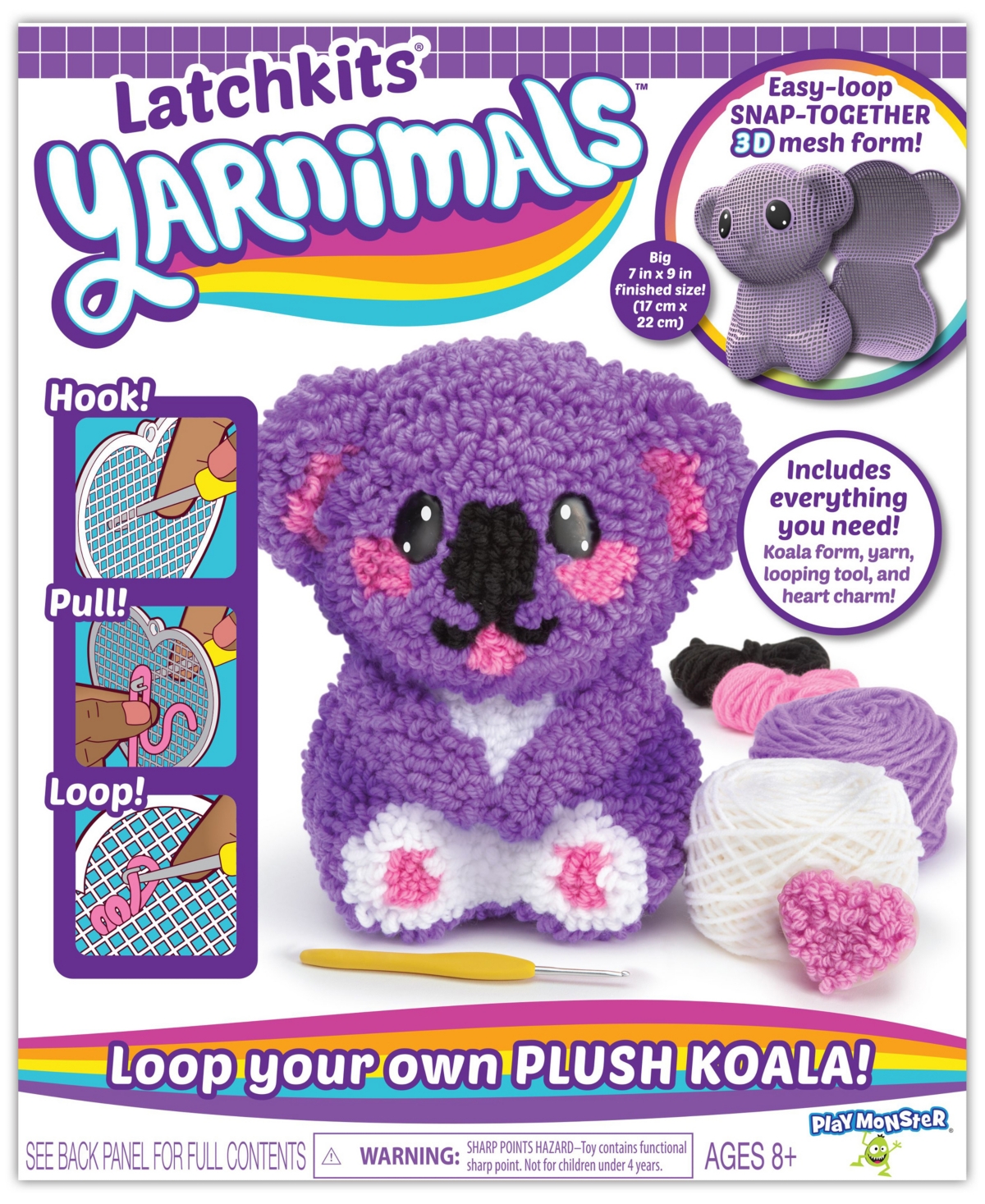 Playmonster Kids' Latchsets Yarnimals Koala Toy In No Color