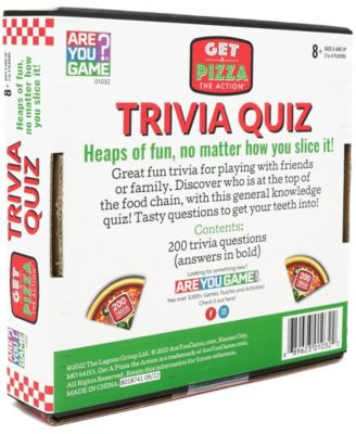 Get A Pizza the Action Trivia Quiz