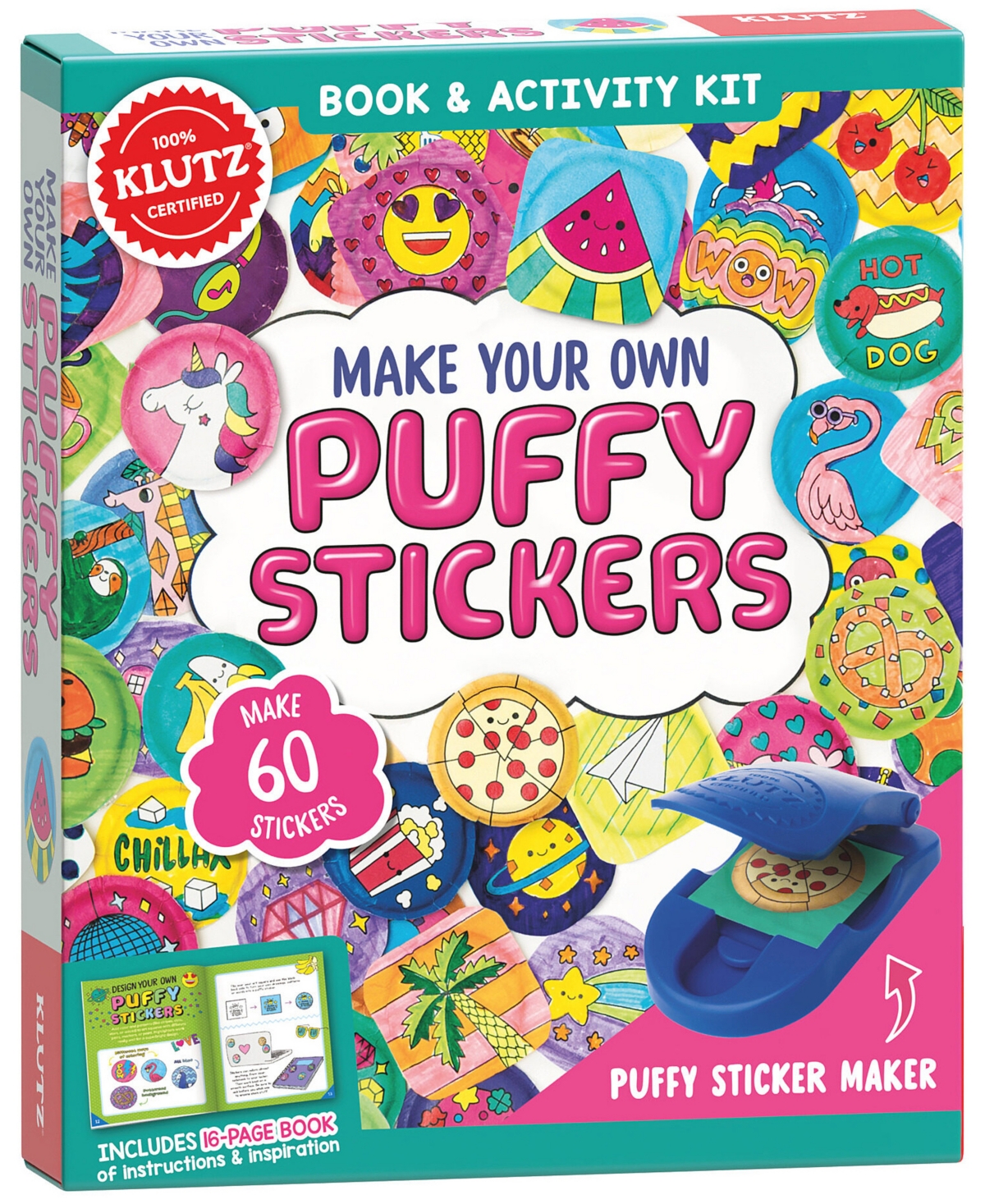 Klutz Kids' Make Your Own Puffy Stickers In No Color