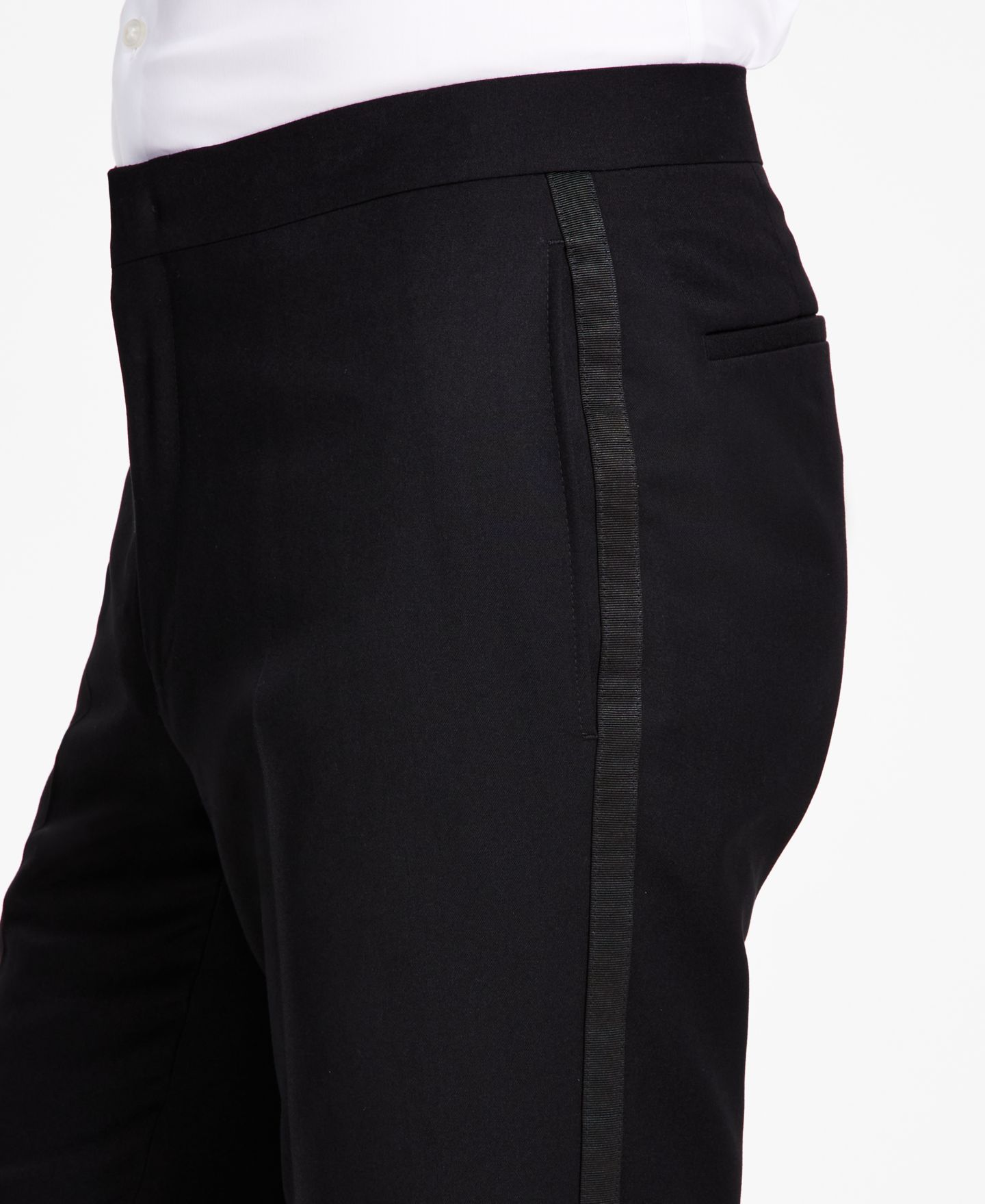 Мужские брюки Alfani Slim-Fit Stretch Black Tuxedo, цвет: Чёрный — фото 8