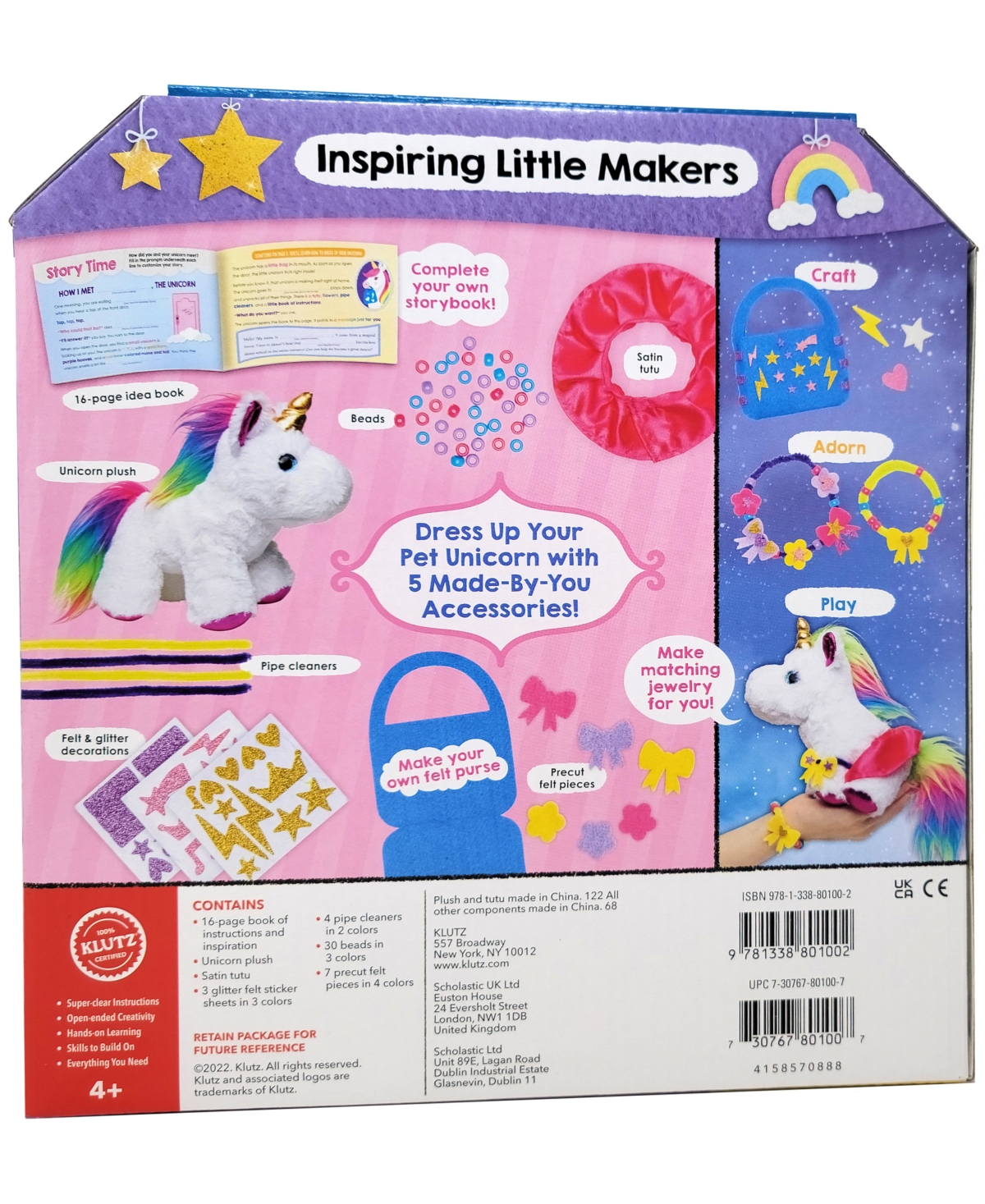 Shop Klutz Jr. Craft Snuggle My Pet Unicorn Toy In No Color