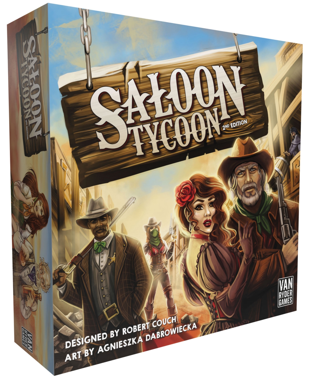 University Games Kids' Van Ryder Games Saloon Tycoon Strategy Game 2nd Edition In No Color
