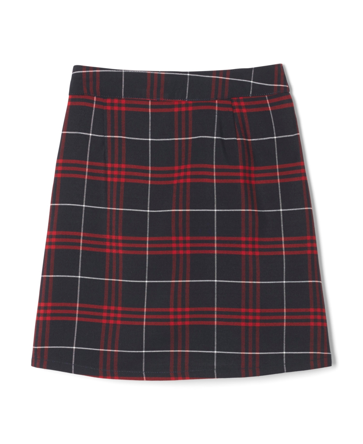 French Toast Little Girls Adjustable Waist Plaid Two-Tab Scooter Plaid Skirt