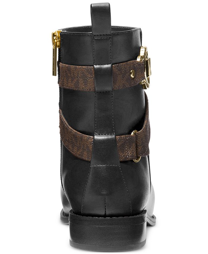 Michael Kors Women's Cyrus Zip Booties Black Size 6