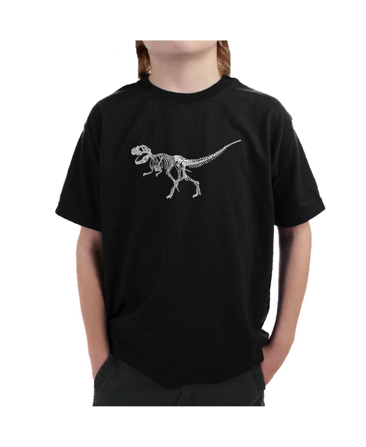 La Pop Art Men's Premium Word Art T-shirt In Black