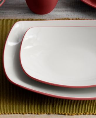 Colorwave Square 16 Pc. Dinnerware Set, Service for 4