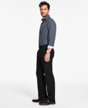 Louis Raphael Men's Slim-Fit Wool Dress Pants - Macy's