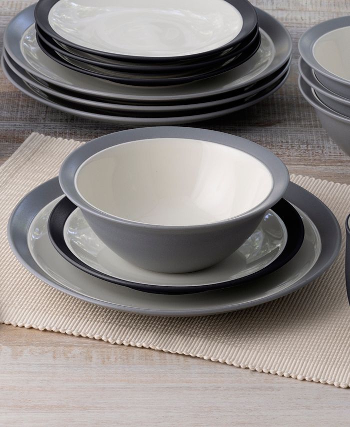 Noritake Colorwave Curve Mixed 16-Pc. Dinnerware Set, Service for 4 ...