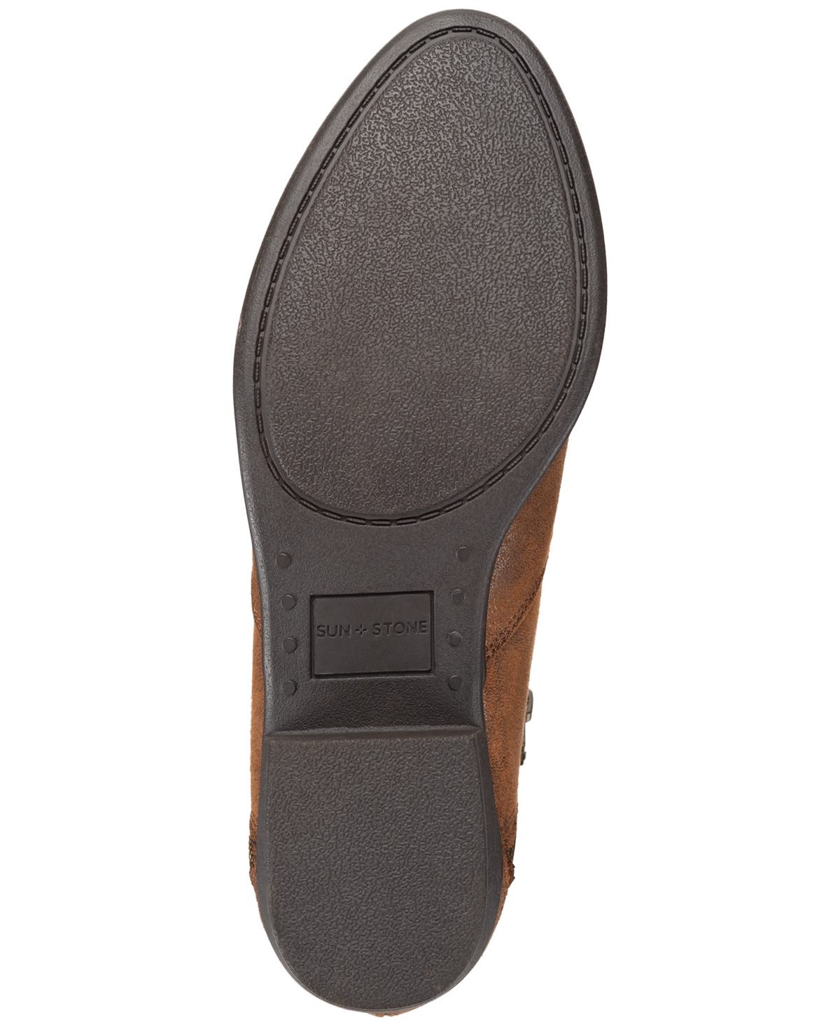 SUN + STONE WOMEN'S ADELINEE DOUBLE ZIP ANKLE BOOTIES, CREATED FOR MACY'S 