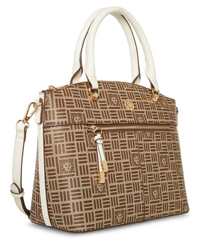 Anne Klein Dome Satchel in Tile Lion Logo Macy's