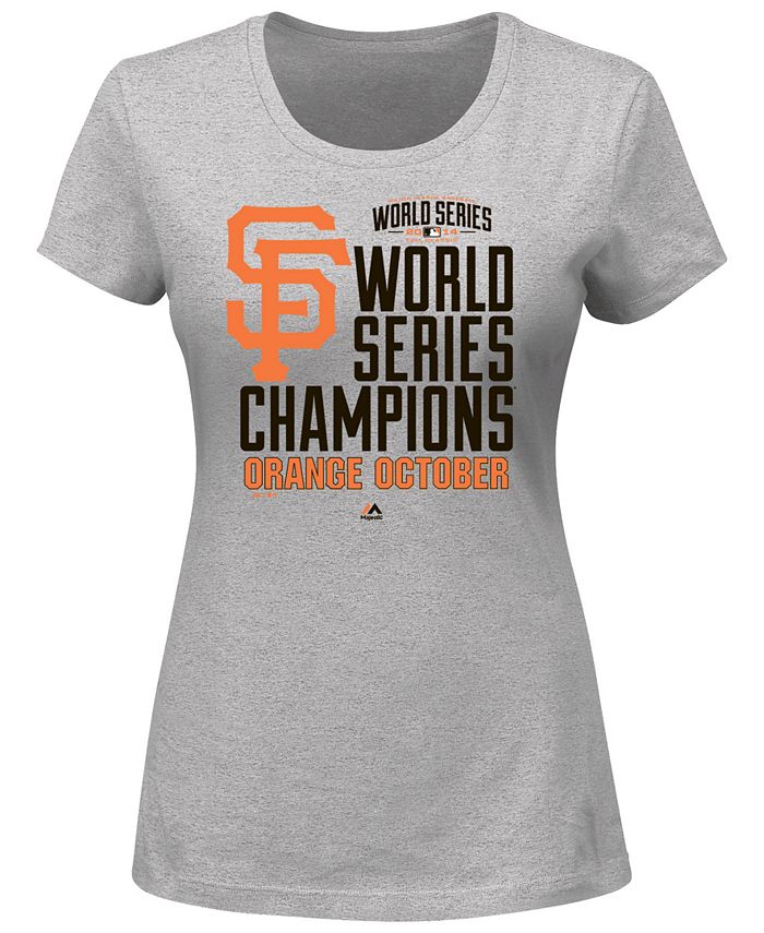 Majestic Women's Short-Sleeve San Francisco Giants World Series T-Shirt -  Macy's