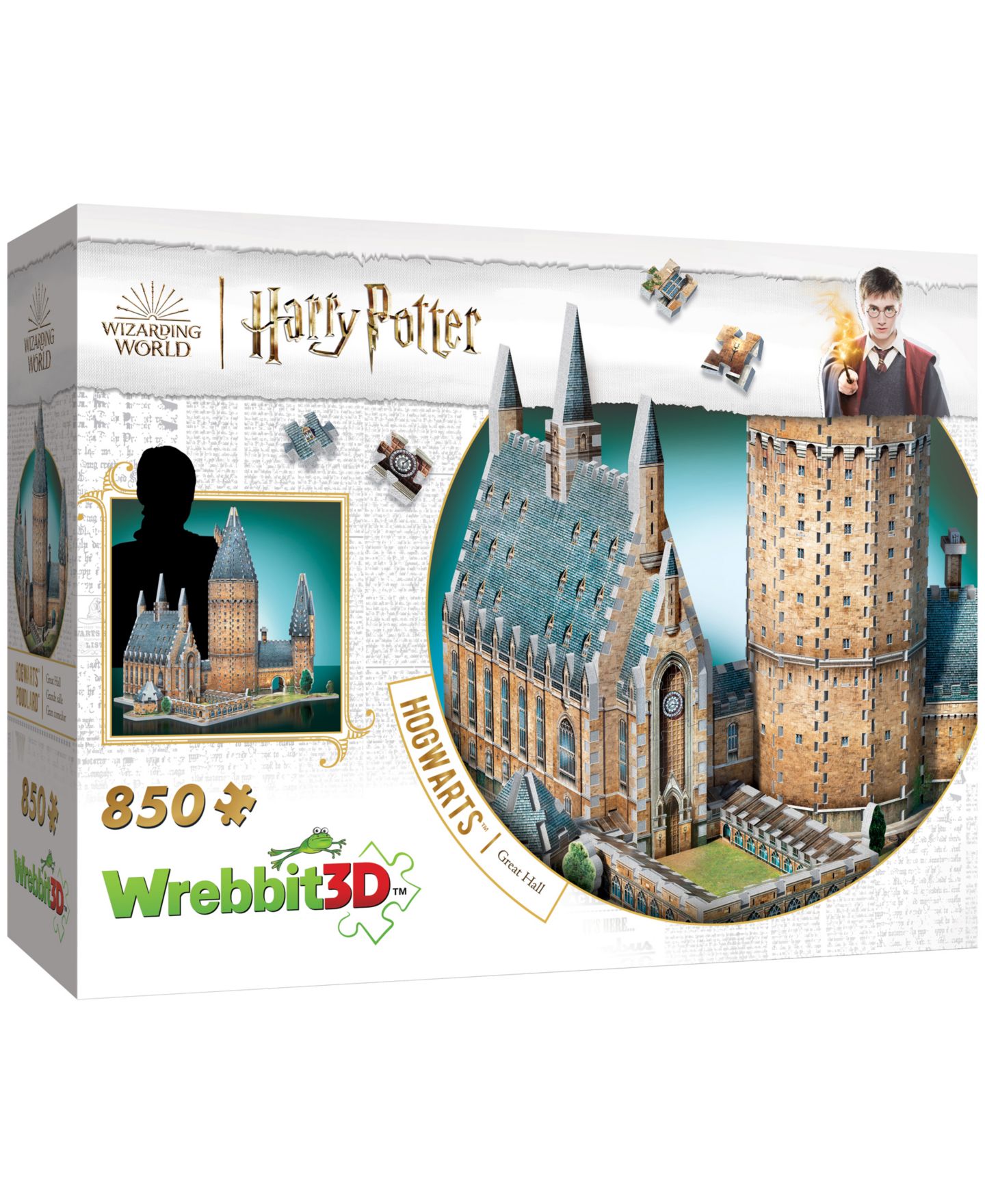 Детская игрушка University Games Wrebbit Harry Potter Hogwarts Castle 3D 1,725-Piece Puzzle, Ages 14+ — фото 2