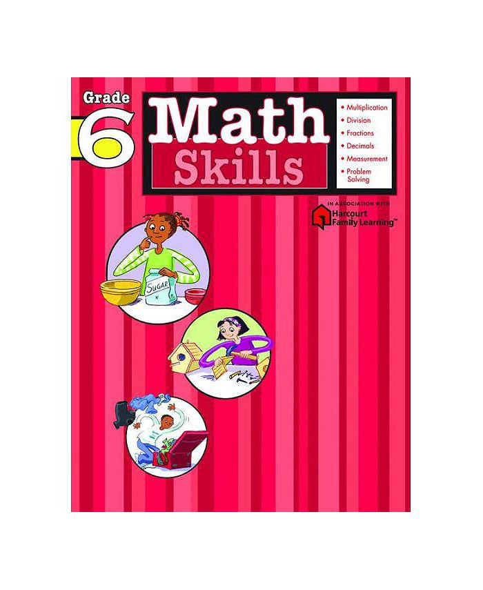 Barnes & Noble Math Skills Grade 6 (Flash Kids Harcourt Family