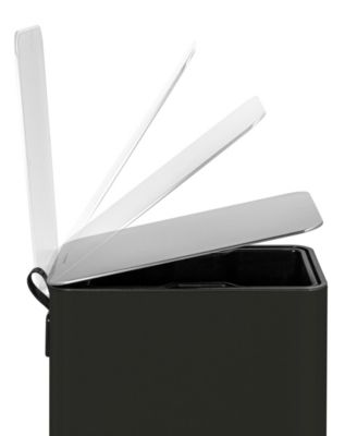 10L / 2.6 Gallon Slim Step Can - Shiny Black