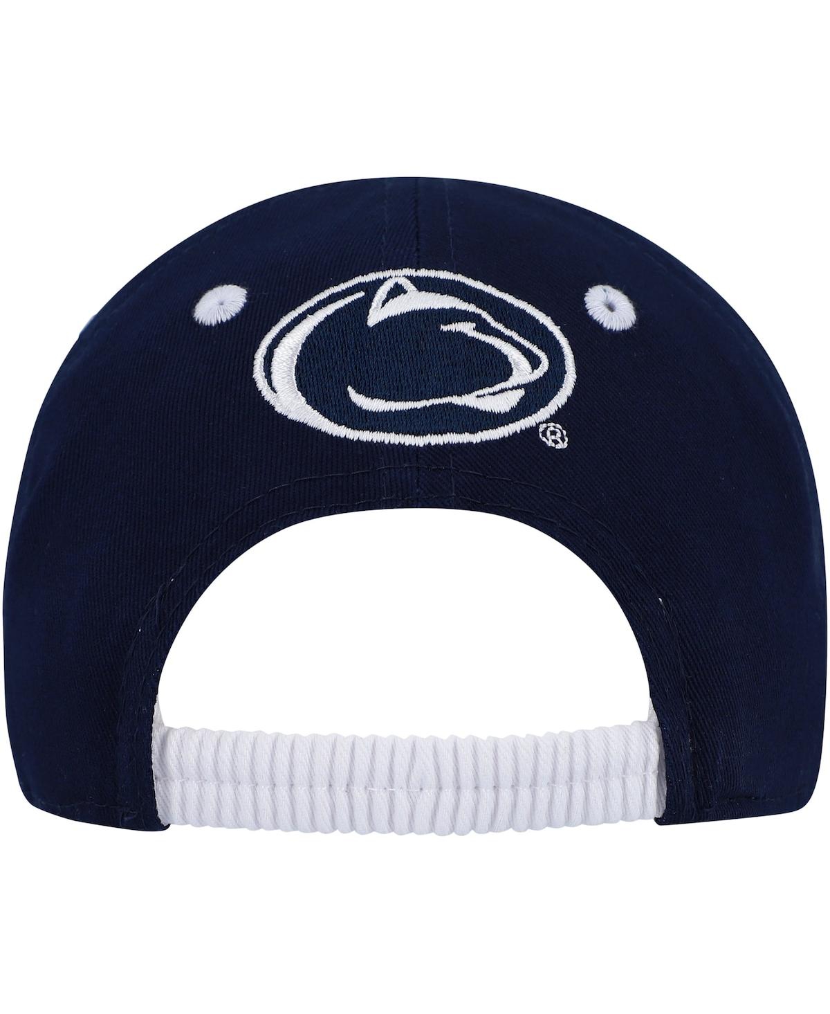 Shop Outerstuff Infant Boys And Girls Navy, White Penn State Nittany Lions Old School Slouch Flex Hat In Navy,white