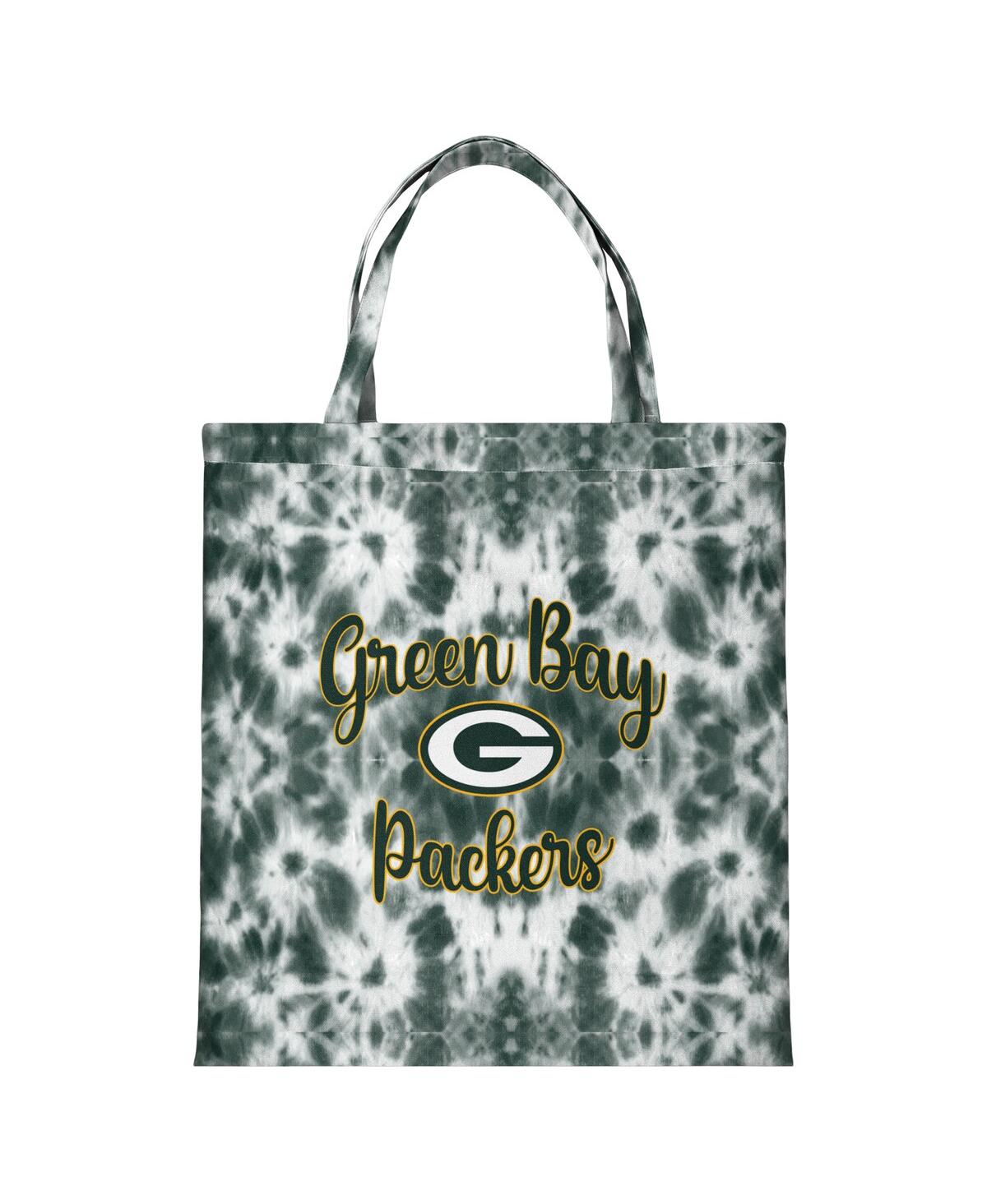 Foco Women's  Green Bay Packers Script Wordmark Tote Bag In Multi
