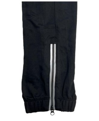 Men's Moisture Wicking Performance Joggers with Reflective Trim Ankle Zippers
