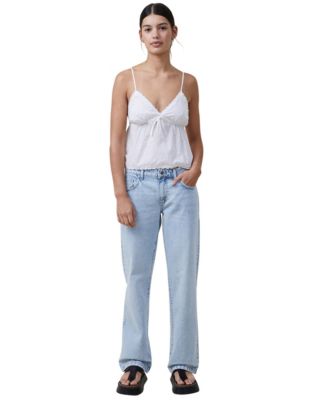 COTTON ON Women's Cotton Lace Cami - Macy's