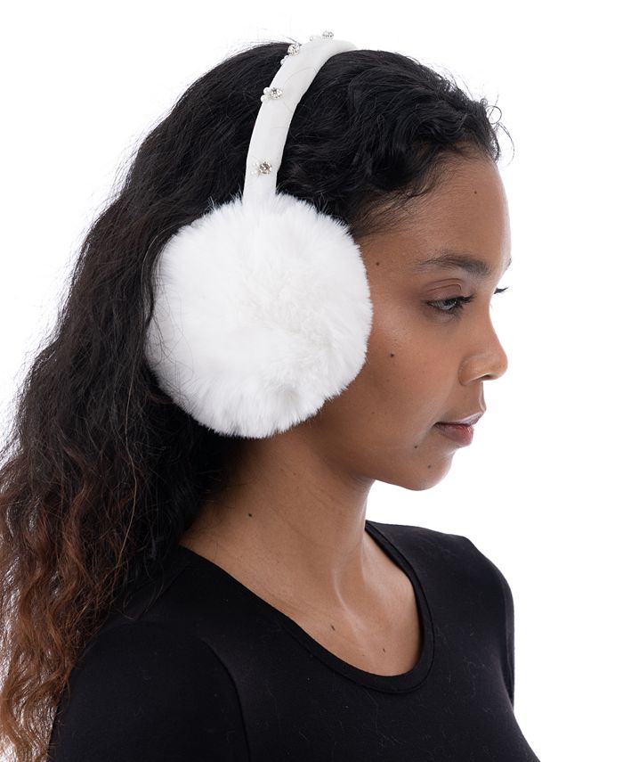 I.N.C. International Concepts Women's Embellished FauxFur Earmuffs