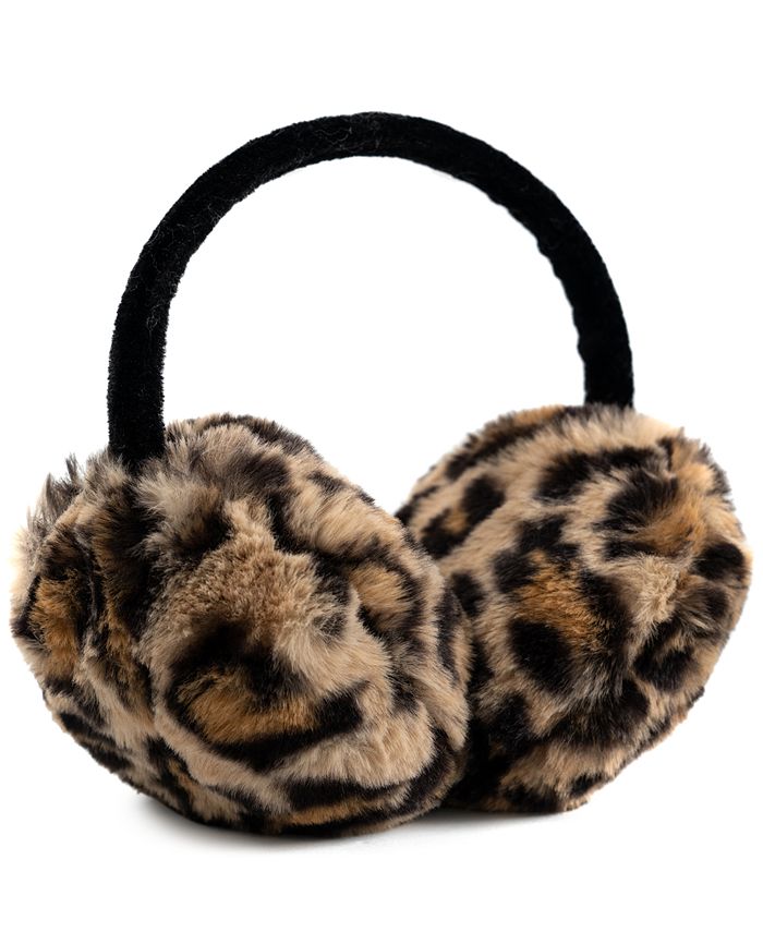 I.N.C. International Concepts Women's LeopardPrint FauxFur Earmuffs