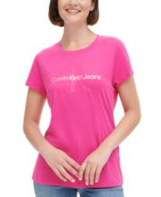 Calvin Klein T-shirt - Pink w. Logo » ASAP Shipping