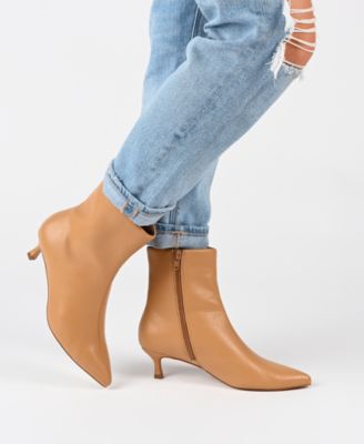 Women's Arely Kitten Heel Pointed Toe Dress Booties