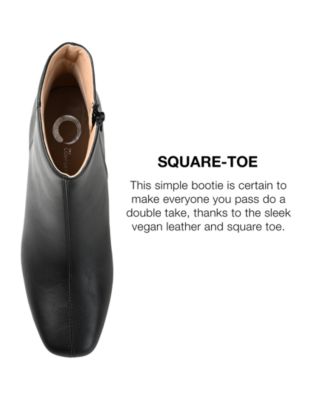 Women's Kelssa Square Toe Kitten Heel Dress Booties