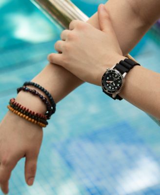 Eco-Drive Unisex Promaster Dive Black Strap Watch 37mm