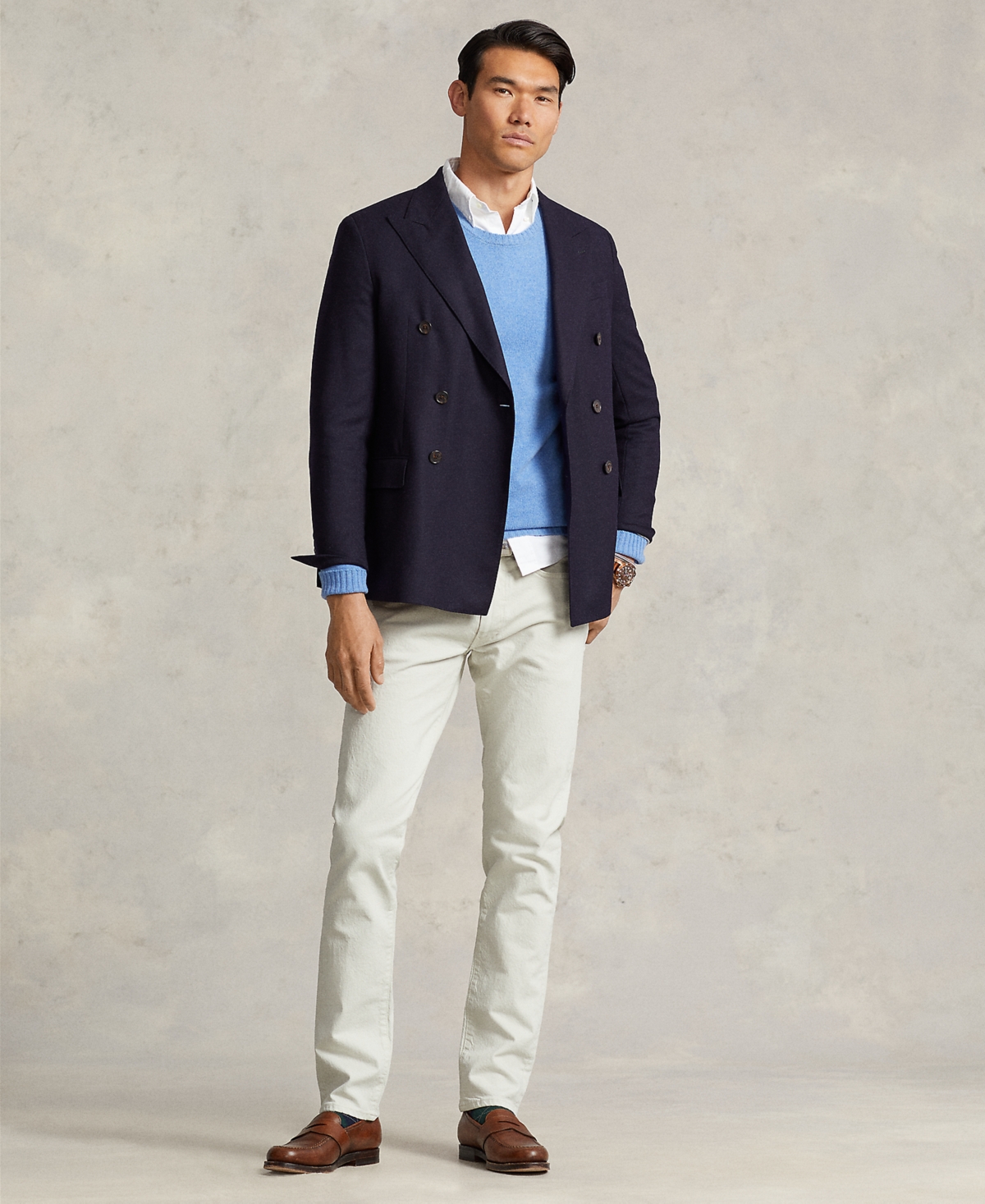 Polo Ralph Lauren Men's Sullivan Slim Stretch Jeans In Hdn Classic Stone Stretch