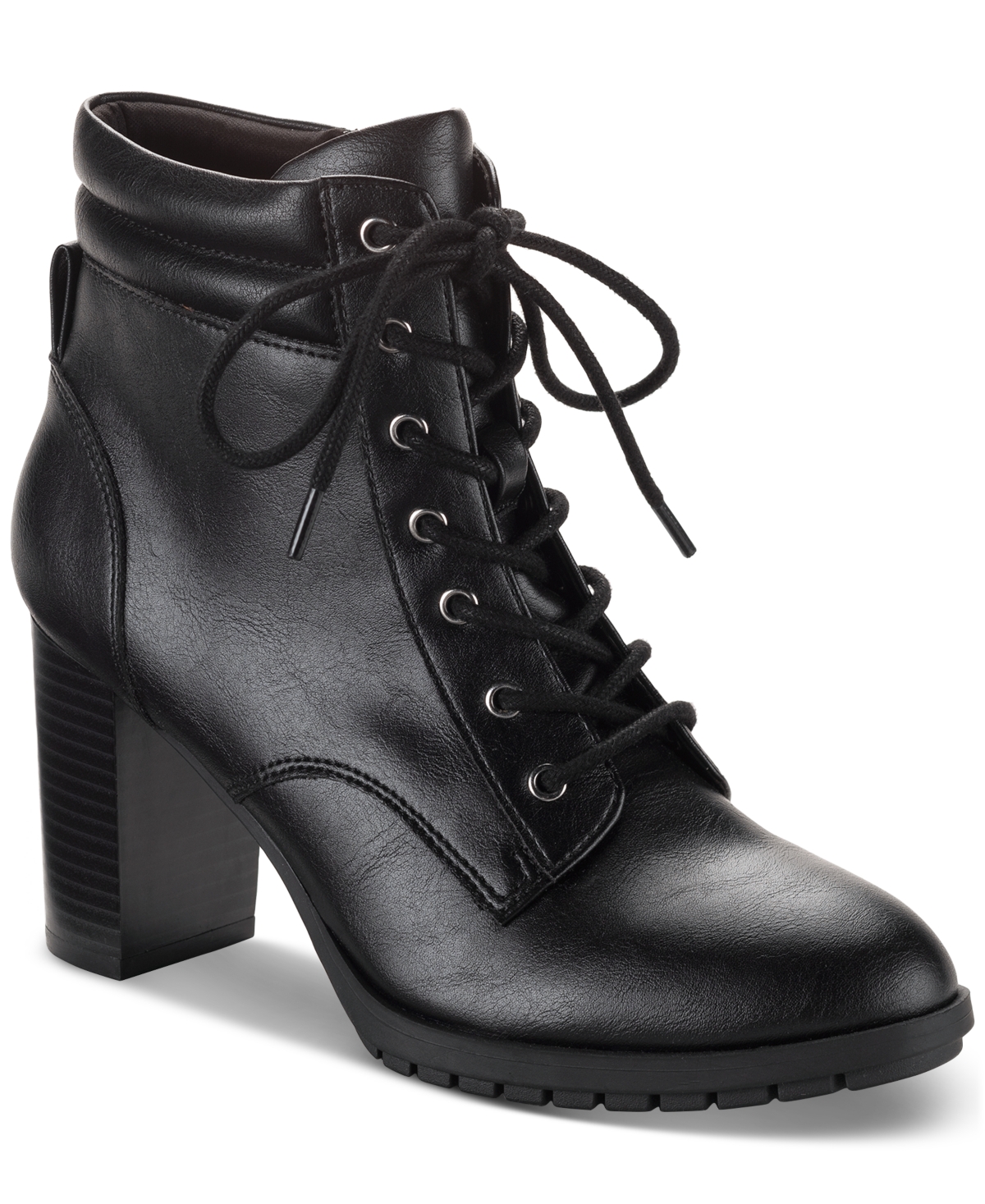 Macy's lace up boots shop