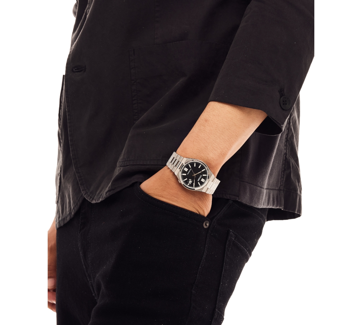 Shop Citizen Men's Tsuyosa Automatic Stainless Steel Bracelet Watch 40mm In Silver-tone
