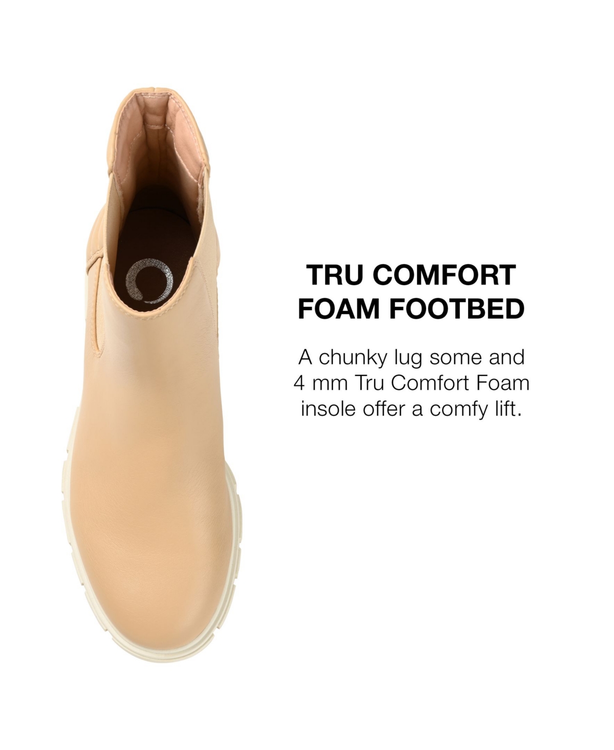 Journee Collection Women's Tatiana Pull On Stretch Gore Lug Sole Booties