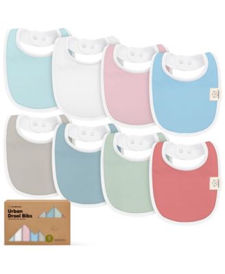 8pk Baby Bibs for Boy, Baby Drool Bib for Baby Boys and Girls, Infant Teething Bibs