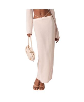 Celeste Low Rise Strap Maxi Skirt - Macy's