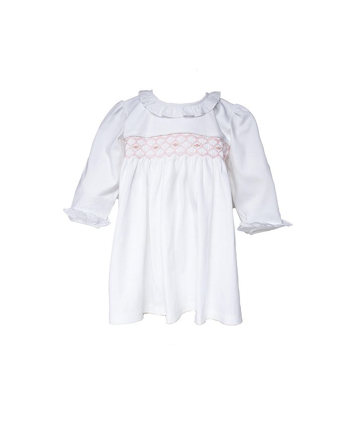 Macy's baby girl white outlet dress