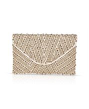 Should I Go Straw Envelope Convertible Clutch Bag - Barbie Pink