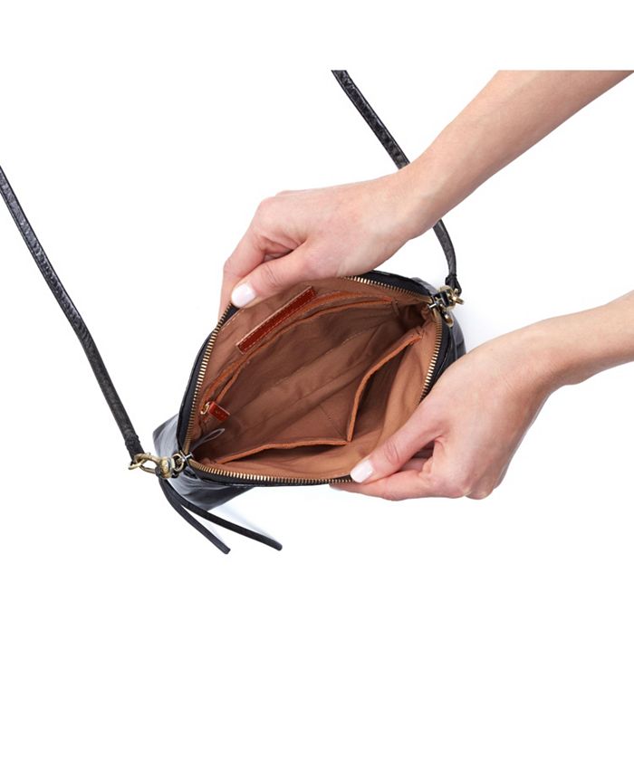 HOBO Reeva Leather Handbag For Women – Crossbody With Removable Strap, Multiple Pockets - View #4