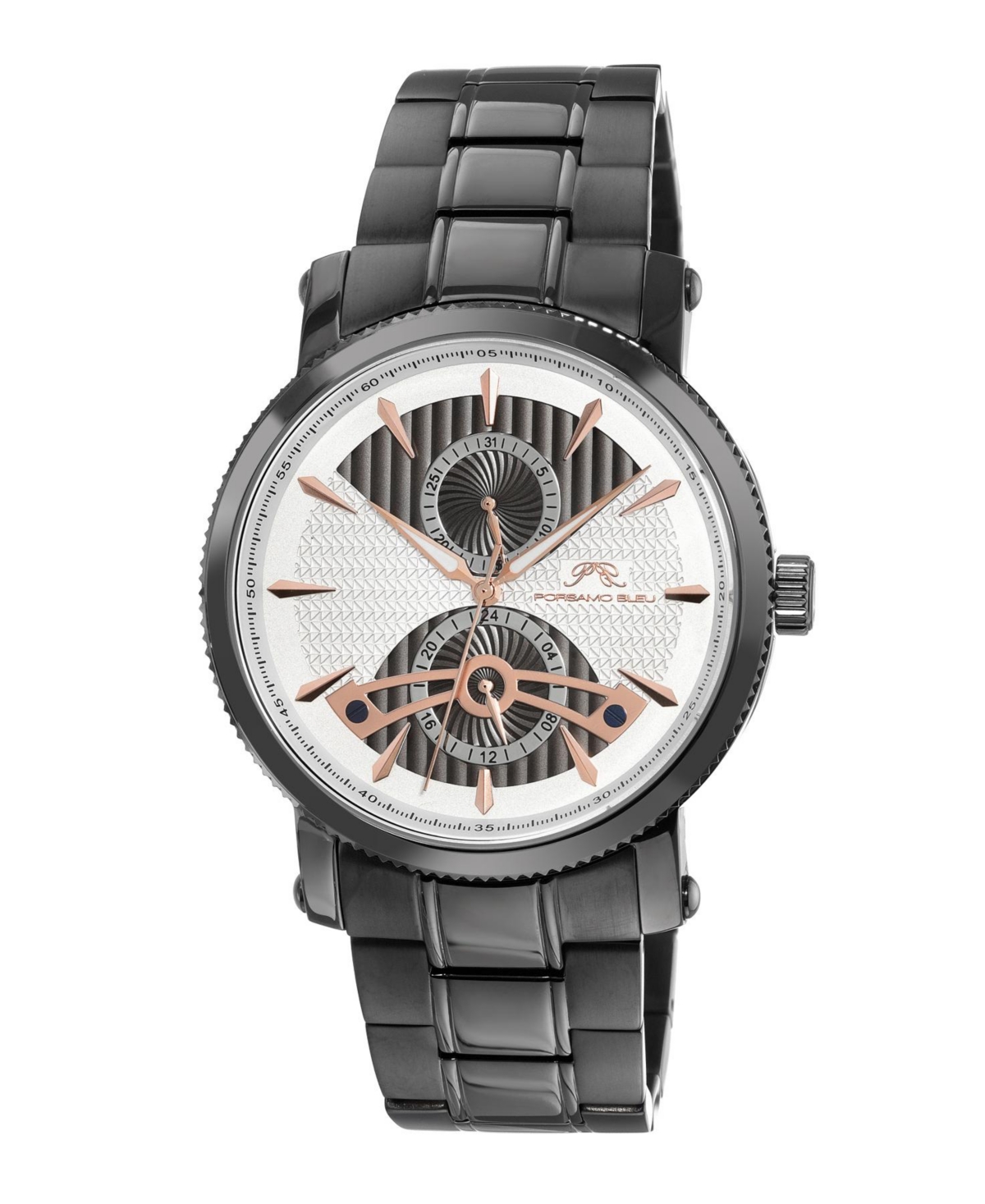 Men's Russel Stainless Steel Bracelet Watch 1172BRUS - Grey